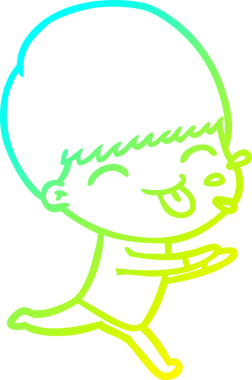 Bir insan tarafından çizilmiş kaba bir adamın soğuk çizgi çizimi.