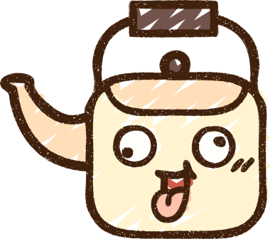 Bir insan tarafından çizilen Çaydanlık Tebeşiri