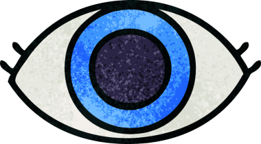 Bir insan tarafından çizilmiş retro grunge desen çizgi filmi.