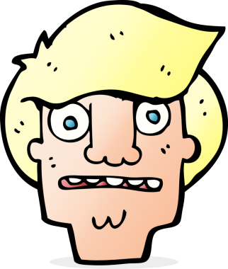 Bir insan tarafından çizilmiş karikatür.