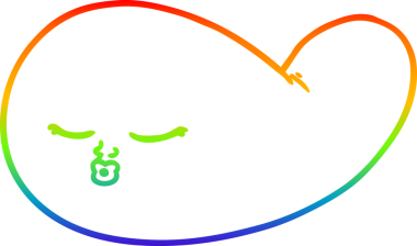 Bir insan tarafından çizilmiş bir safra kesesi çizgi çizimi.