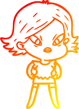 Bir çizgi film karakteri, bir insan tarafından çizilmiş...