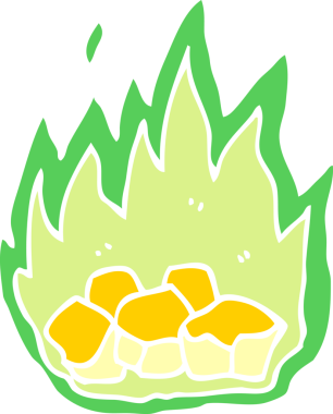 karikatür karalamaları yanan cadılar bayramı kömürleri bir insan tarafından çizildi.