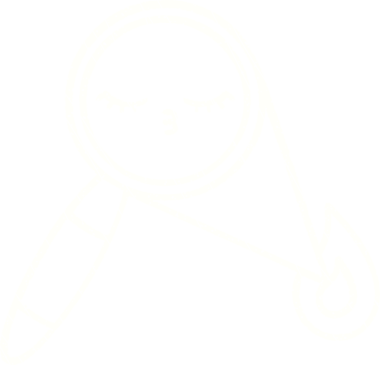 Bir insan tarafından çizilen Büyüteç Tebeşir Çizimi