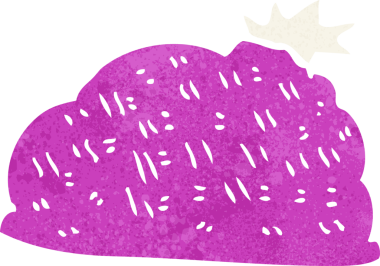 Bir insan tarafından çizilmiş bir kış şapkası.