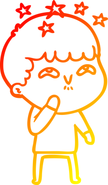 İnsan tarafından çizilmiş bir çizgi film karakteri.