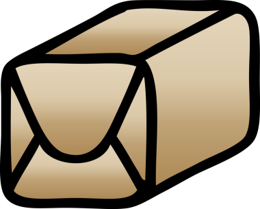 Bir insan tarafından çizilmiş kağıdın gölgelenmiş karikatürü