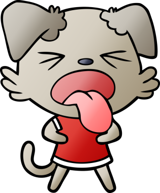 Bir insan tarafından çizilmiş iğrenç bir çizgi film.