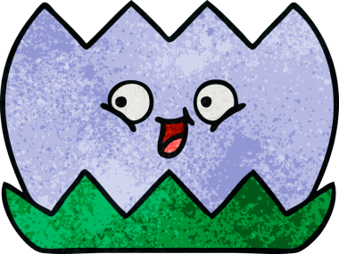 Bir insan tarafından çizilmiş nilüfer çiçeğinin retro grunge deseni.