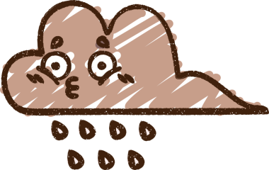 Bir insan tarafından çizilen Yağmur Bulutu Tebeşiri