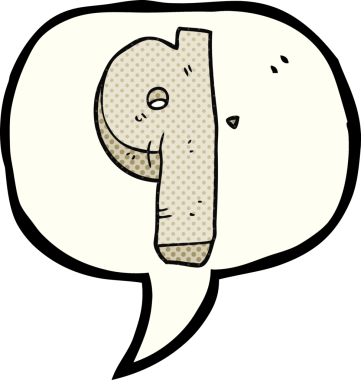 El yazısıyla çizilmiş çizgi roman konuşma balonu karikatür dokuz numara bir insan tarafından çizildi.