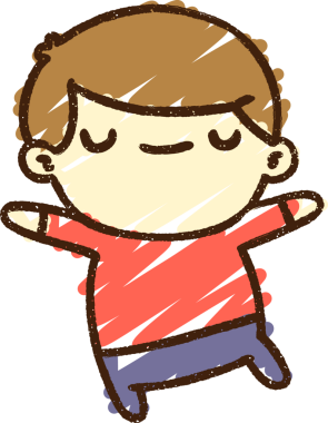 Bir insan tarafından çizilen Mutlu Adam Tebeşiri