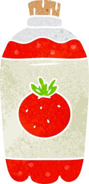 Bir insan tarafından çizilmiş portakal tozu karalaması.