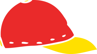 Bir insan tarafından çizilmiş karalama beyzbol şapkası.