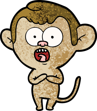 Bir insan tarafından çizilmiş bir karikatür.