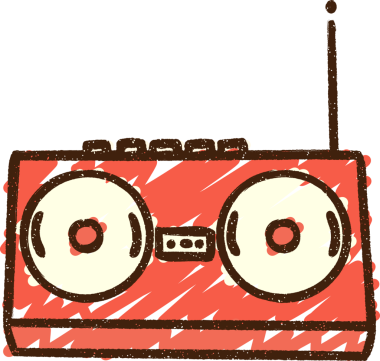 Bir insan tarafından çizilen Radyo Tebeşiri