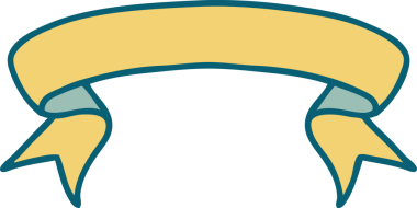 Bir insan tarafından çizilmiş bir pankartın ikonik dövme şekli