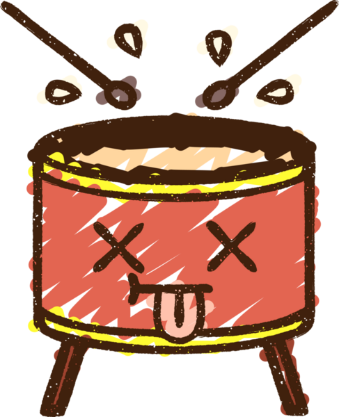 Bir insan tarafından çizilen Yenilmiş Davul Tebeşiri