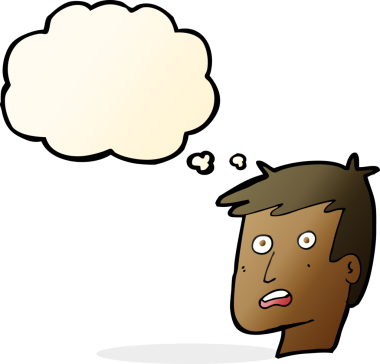 Bir insan tarafından çizilmiş karikatür, mutsuz surat.