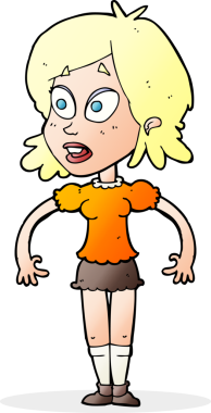 Bir insan tarafından çizilmiş bir karikatür.