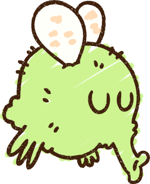 Bir insan tarafından çizilen İğrenç Sinek Tebeşiri