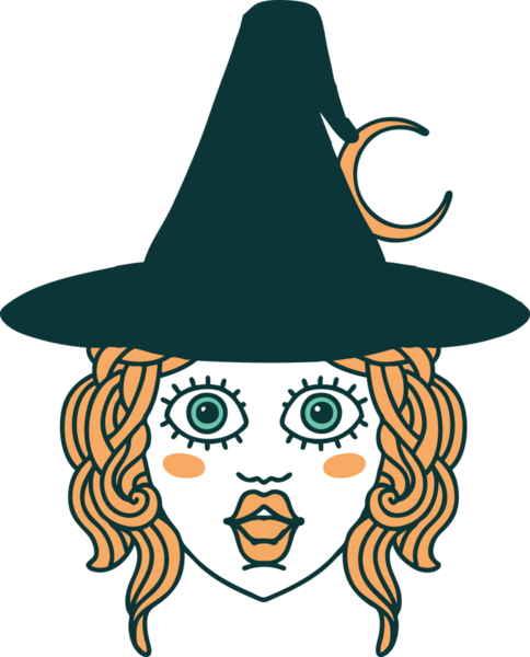 Bir insan tarafından çizilmiş Retro Dövme Biçimi insan büyücüsü karakteri