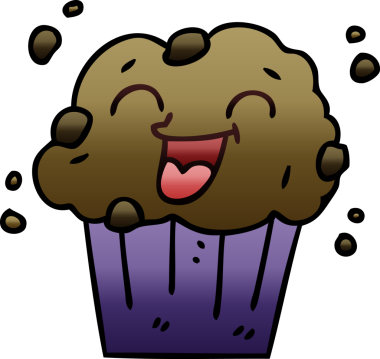 Bir insan tarafından çizilmiş gölgeli, neşeli bir çizgi film.