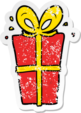 Bir insan tarafından çizilmiş karikatür etiketi.