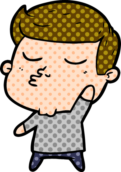 Bir insan tarafından çizilmiş karikatür mankeni adam.