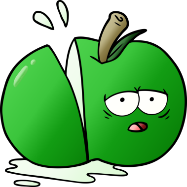 Bir insan tarafından çizilmiş çizgi film.