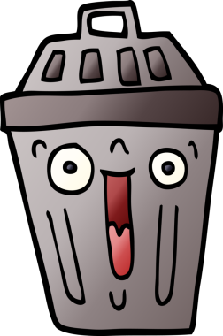 Bir insan tarafından çizilmiş karalama çöplüğü.