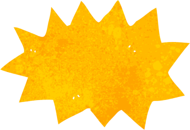 bir insan tarafından çizilmiş çizgi film patlama sembolü