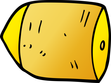 Bir insan tarafından çizilmiş karalama mermisi.