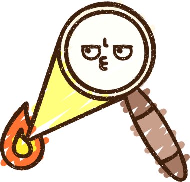 Bir insan tarafından çizilen Büyüteç Tebeşir Çizimi