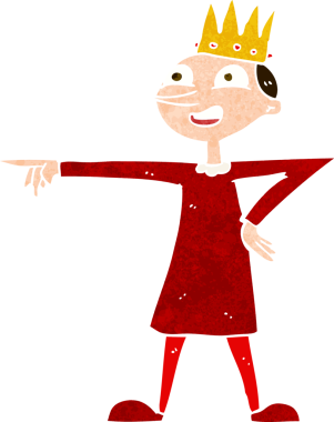 Bir insan tarafından çizilmiş bir prens.