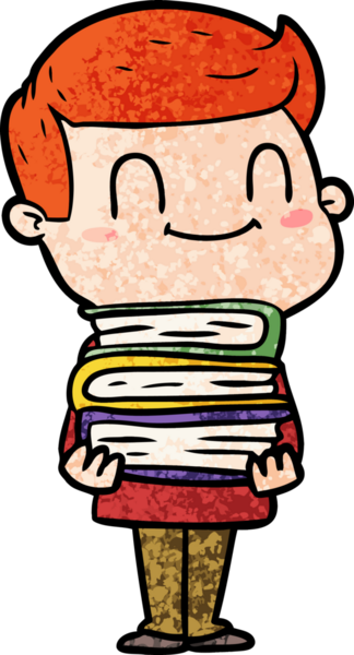 Bir insan tarafından çizilmiş çizgi film dostu bir adam.