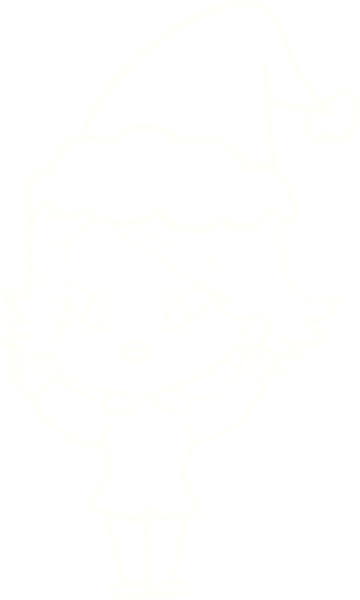 Bir insan tarafından çizilen Noel Kadın Tebeşiri