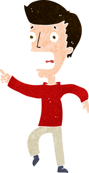 Bir insan tarafından çizilmiş karikatür.