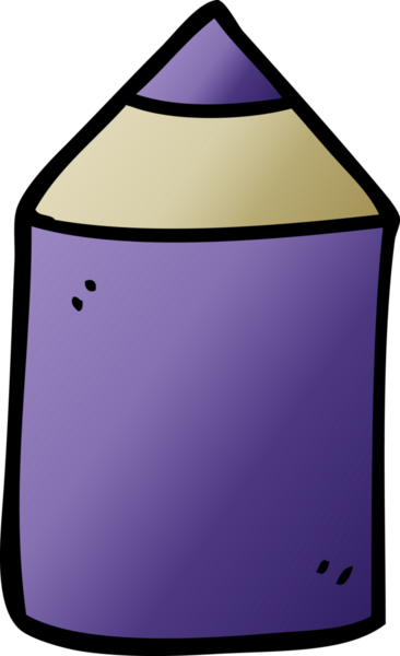 Bir insan tarafından çizilmiş karalama renkli kalem.