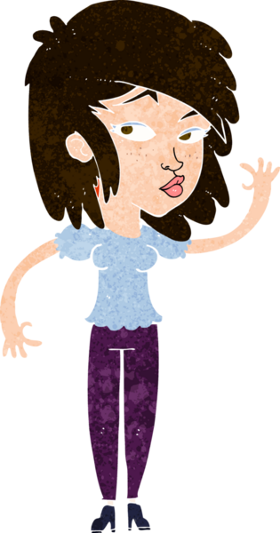 Bir insan tarafından çizilmiş güzel bir kadın.