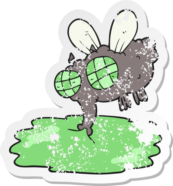 Bir insan tarafından çizilmiş iğrenç bir karikatürün gerilimli yapıştırması.