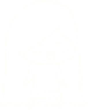 Bir insan tarafından çizilen Mutlu Kız Tebeşiri