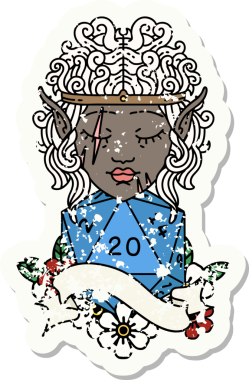 Retro Dövme Tarzı Barbar karakter yüzü Bir insan tarafından çizilmiş doğal yirmi zar ile