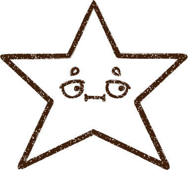 Yüz Kömürlü Yıldız Bir insan tarafından çizilmiş