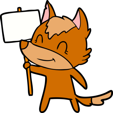 Bir insan tarafından çizilmiş protestolu çizgi film karakteri.