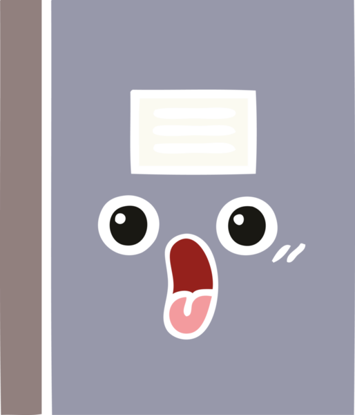 Bir insan tarafından çizilmiş düz renkli bir defter çizimi