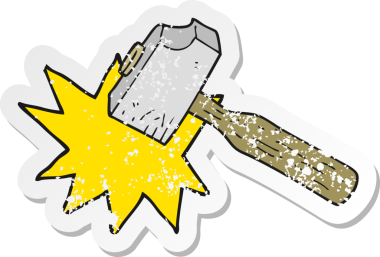 Bir insan tarafından çizilmiş bir karikatür sopası.