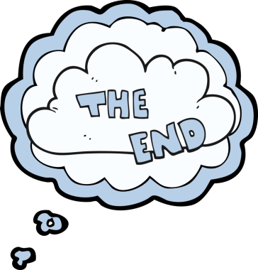 El yazısıyla çizilmiş düşünce balonu karikatürü Bir insan tarafından çizilmiş son sembol