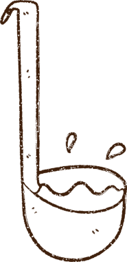 Ladel Kömür Bir insan tarafından çizilmiş