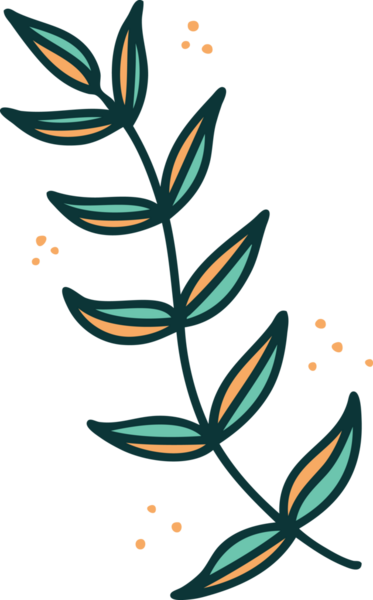 Bir insan tarafından çizilmiş defne defne resminin ikonik dövme şekli